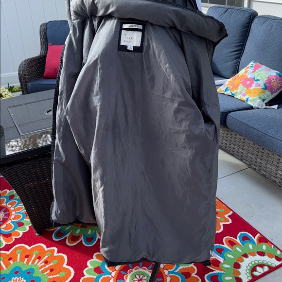 A New Day Women's Black Puffer Jacket mid length size M. Black. Water resistant - Picture 4 of 6